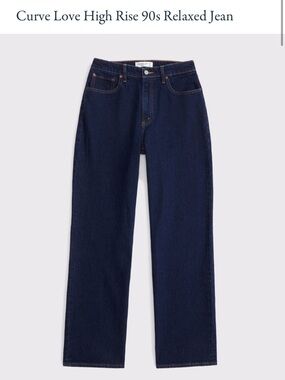 Abercrombie & Fitch Women's Curve Love High Rise 90s Relaxed Jean | 31 Long